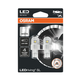 OSRAM - 2 x LED-Lampe W2.1x9.5d 12 V weiss 6’000 K 921DWP