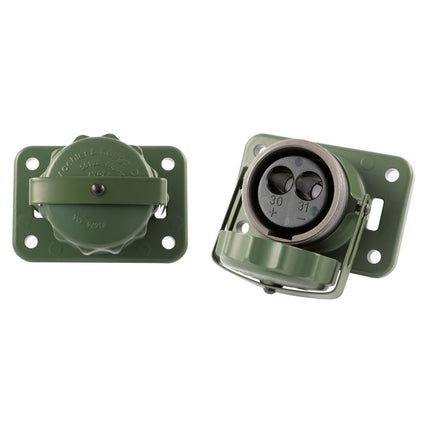 Nato-Steckdose 2-pol. 50 mm² Metall