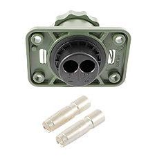 Nato-Steckdose 2-pol. 50 mm² Metall