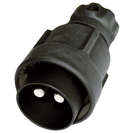 Nato-Stecker 2-pol. 35 mm² mit Mutter, gummiert