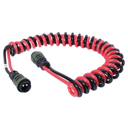 Spiralkabel 2 x 35 mm2 mit Nato-Stecker