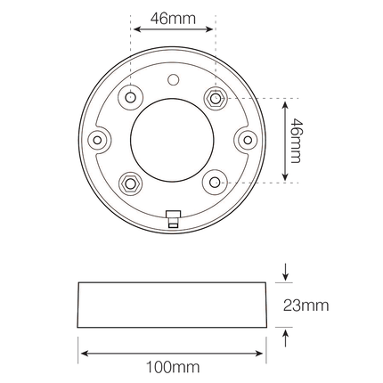 LED-Schluss-Stopleuchte rund 12/24 V IP67 - 1 - Stück LED autolamps