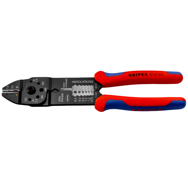 Kabelschuhzange für isolierte Kabelschuhe