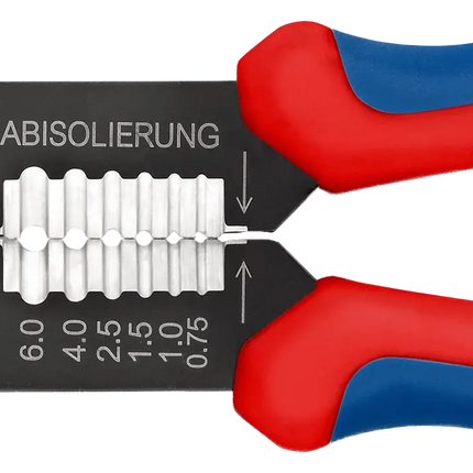 Knipex - Kabelschuhzange für unisolierte Quetschkabelschue nach DIN 46234 - 9721215C - 1 - Stück Knipex