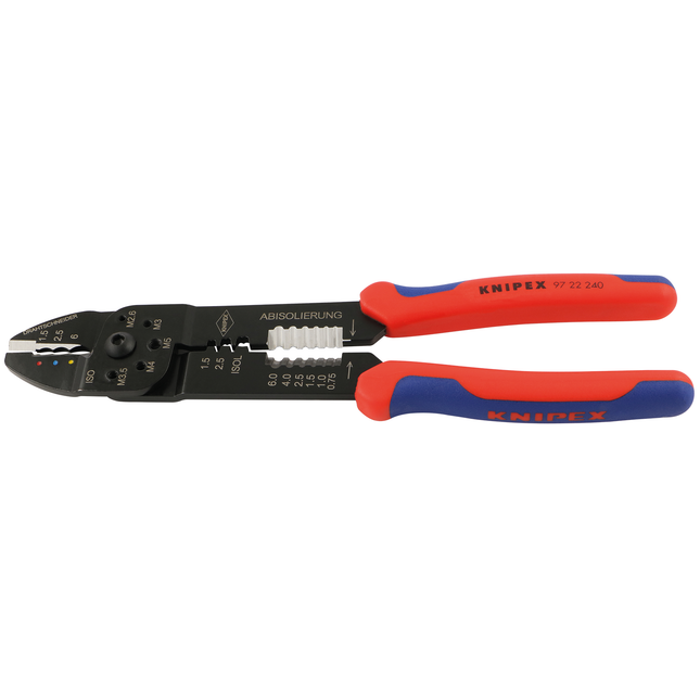 Knipex Kabelschuhzange für isolierte/unisol. Kabelschuhe 9722240 - Hischier Auto AG