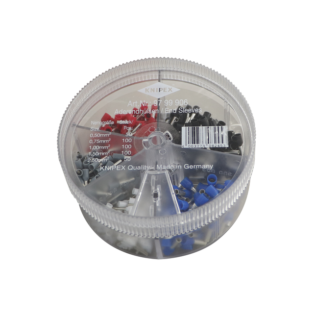 Knipex Sortimentbox Ader-Endhülsen isoliert 9799906