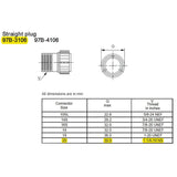 Amphenol - Stecker 2-pol. MIL C-5015 97B3106