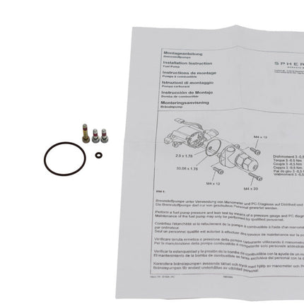 Kleinteile für Kraftstoffpumpe Thermo, nur für Montage der Pumpe 82233 Webasto