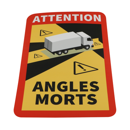 Magnetische Folie „Toter Winkel“ für LKWs