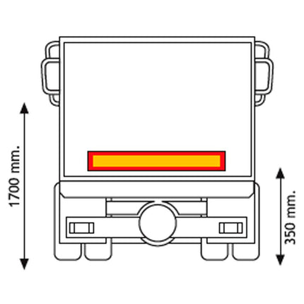 1 Folie für Anhänger selbstklebend