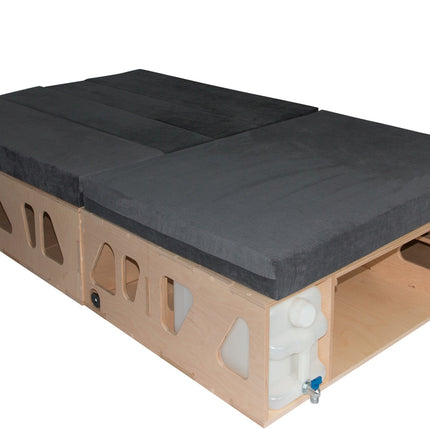 Moonbox Campingbox mit Tisch Van/Bus 119cm UV-Lack Moonbox