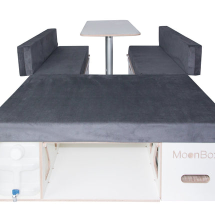 Moonbox Campingbox mit Tisch Van/Bus 115cm Weiß Moonbox