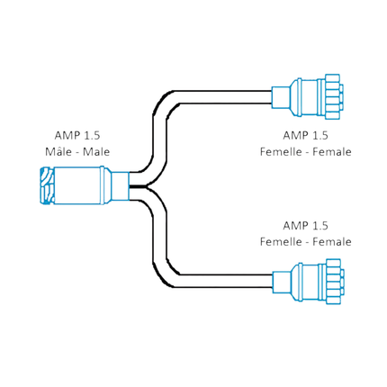 Vignal - Adapterkabel für 2 Rückleuchten AMP 7 Pol D11689 - Hischier Auto AG