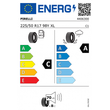 *PIRELLI       225/50 R17 98Y XL CINTURATO P7 AUSLAUF