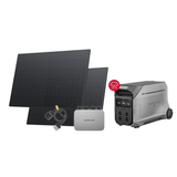 PowerStream Balkonkraftwerk Set mit Delta Pro 3 Power Station und 800 W Solarleistung EFBKW/PS/DP3/ESet
