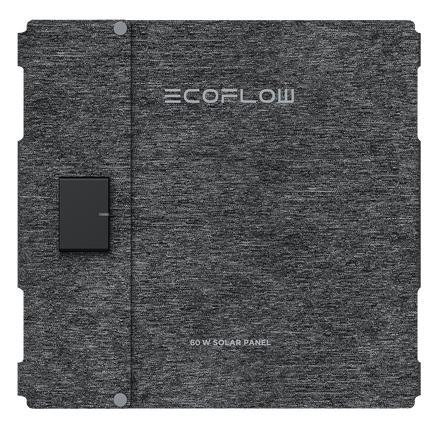 EcoFlow – Mono-Solarpanel, faltbar, 60 W, mit USB-C-Anschluss