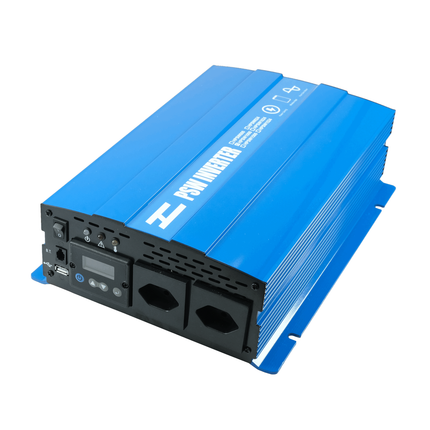 Sinus-Wechselrichter mit LCD Display 12 -> 230 V 1’000 W