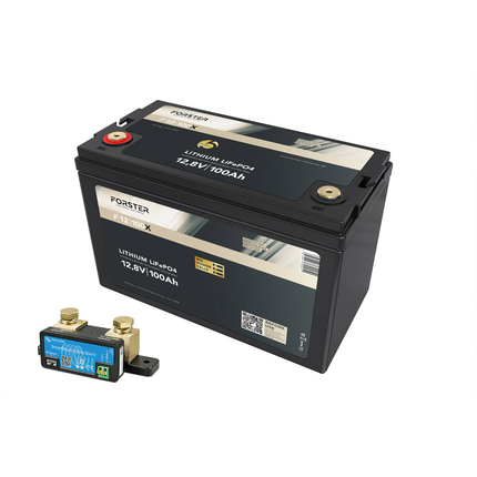 Forster LiFePO4 Lithium-Batterie 12 V 100 Ah High Power Li12V100Ah/FHPB - Hischier Auto AG