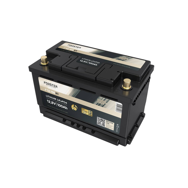 Forster LiFePO4 Lithium-Batterie 12 V 100 Ah High Power Li12V100Ah/FHPDL - Hischier Auto AG