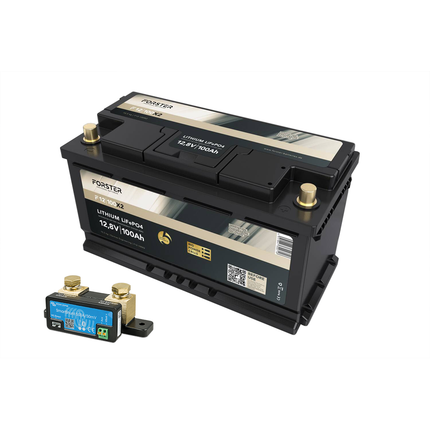 Forster LiFePO4 Lithium-Batterie 12 V 100 Ah High Power Li12V100Ah/FHPDB - Hischier Auto AG