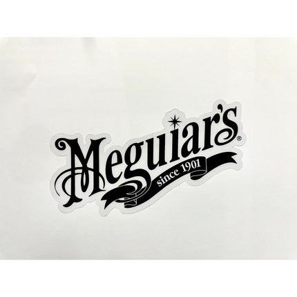 Meguiar's Aufkleber Logo Schwarz, L= 15 cm - Hischier Auto AG