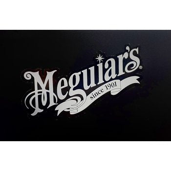 Meguiar's Aufkleber Logo WEISS, L= 15 cm - Hischier Auto AG