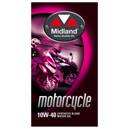 Motorcycle 10W-40 Synthetisches 4-Takt Motorenöl 1 Liter