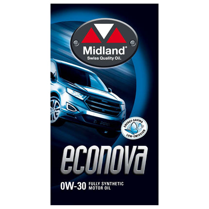 Econova 0W-30 Vollsynthetisches Motorenöl 1 Liter