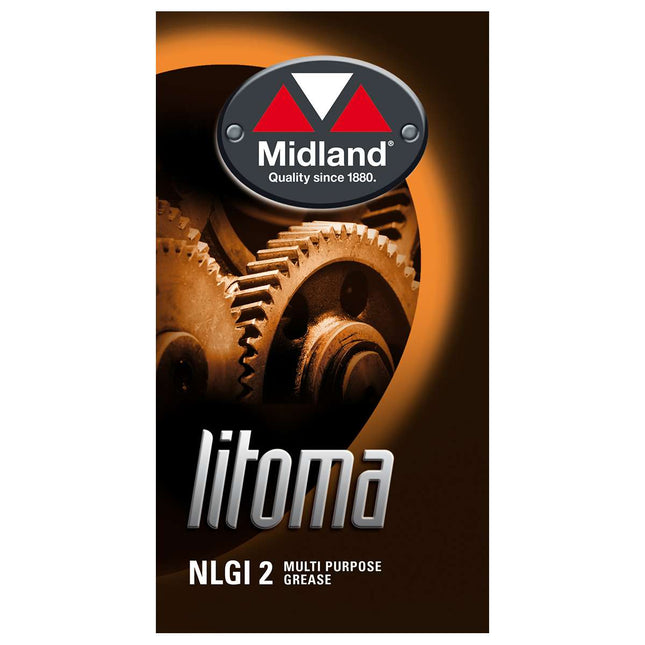 Litoma NLGI 2 Lithium Schmierfett Karton 12 x 400 g Patronen -