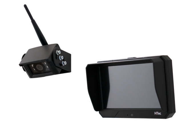 7“ Monitor-Kamera-Set, 110°, HD - 1080p, wireless, HTec - S70073 - 1 - Stück Diverse