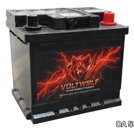 Starterbatterie Voltwolf DA 50 (50Ah) SLI