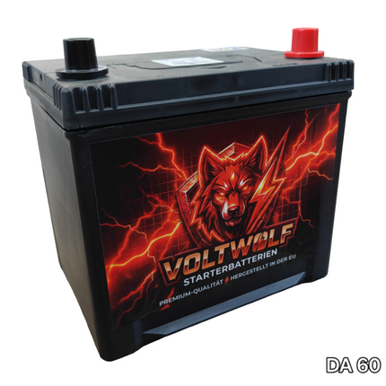 Starterbatterie Voltwolf DA 60 (60Ah) SLI