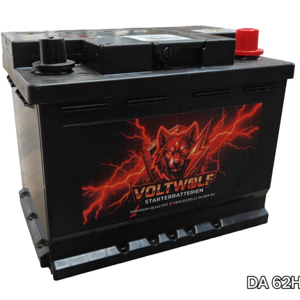 Starterbatterie Voltwolf DA 62H (62Ah) SLI