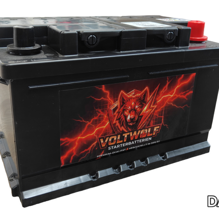 Starterbatterie Voltwolf DA 72 (72Ah) SLI