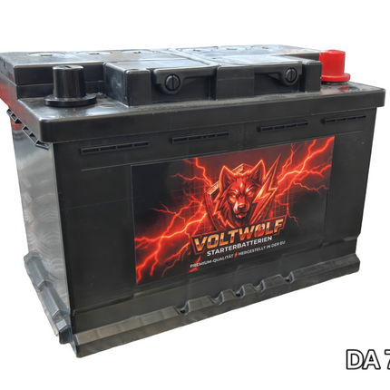 Starterbatterie Voltwolf DA 77H (77Ah) SLI