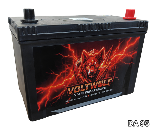 Starterbatterie Voltwolf DA 95 (95Ah) SLI *30 Monate Garantie* Voltwolf