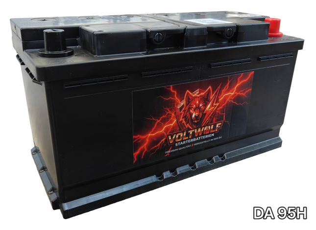 Starterbatterie Voltwolf DA 95H (95Ah) SLI *30 Monate Garantie* Voltwolf