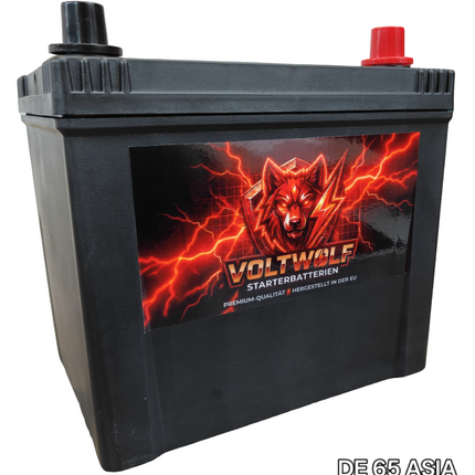 Starterbatterie Voltwolf DE 65 EFB ASIA (65Ah)
