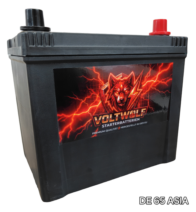 Starterbatterie Voltwolf DE 65 EFB ASIA (65Ah)