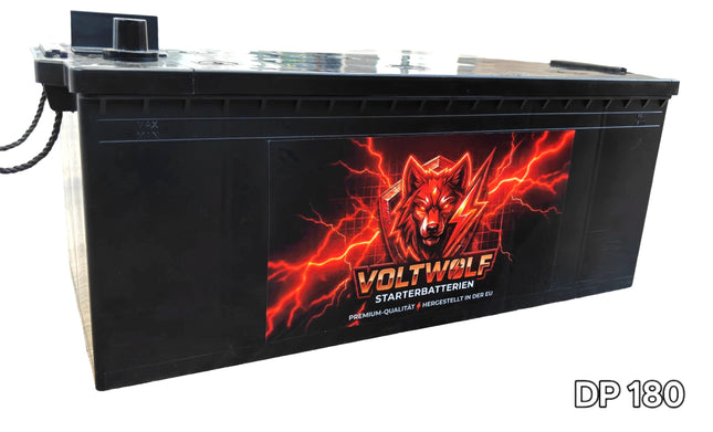 Starterbatterie Voltwolf DP 180 (180Ah) SLI Voltwolf
