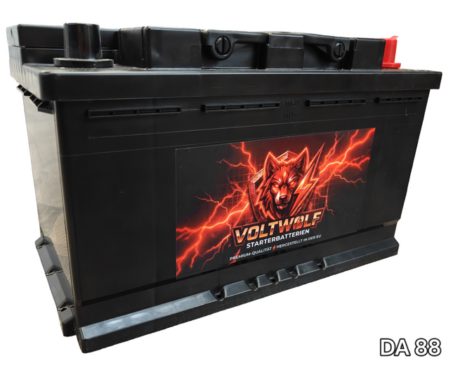Starterbatterie Voltwolf DS 88 (88Ah) SLI