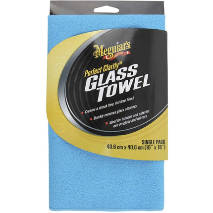Meguiar's Perfect Clarity Glass Towel, 40 x 40 cm - Hischier Auto AG