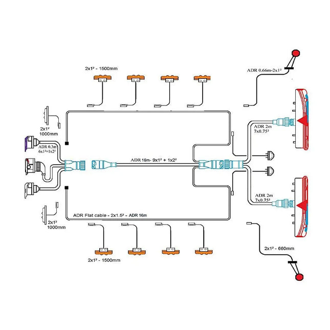 Vignal - Komplettbeleuchtungs-System 24V - A11212 - 1 - Stück Vignal