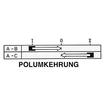 Wippschalter mit Polumkehrung 5-pol