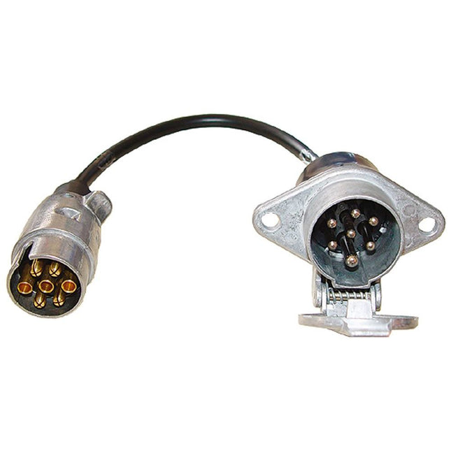 Adapter 7- auf 7-pol. Euro Kabel 25 cm