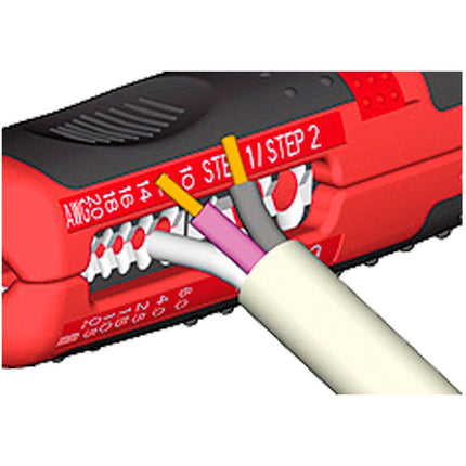 Abisolierwerkzeug f. Rundkabel 8-13mm