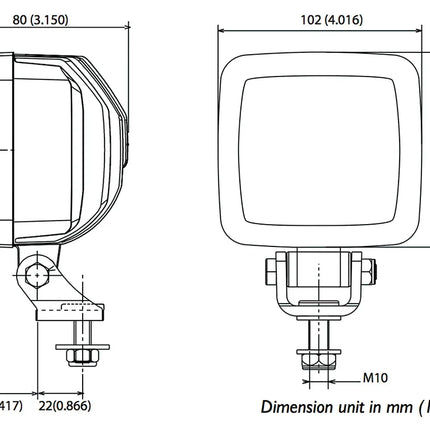 ABL - LED-Arbeitsscheinwerfer 12/24 V - 1 - Stück