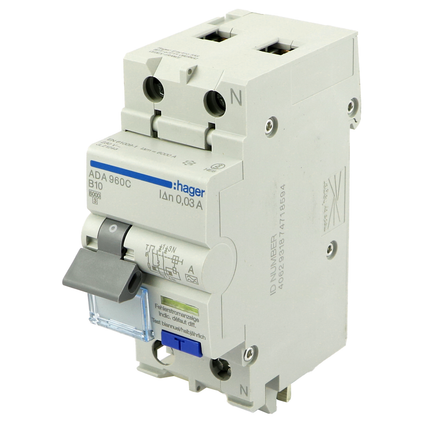Sicherungsautomat mit FI-Schutzschalter 10 A