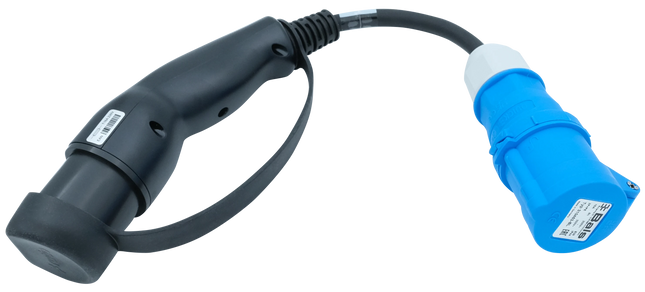 Typ 2 auf CEE16 Adapter mit Entriegelung - 1 - Stück Hischier Auto AG