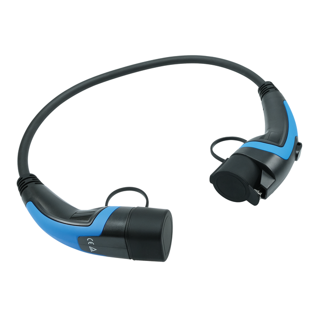 Ladekabel-Adapter Typ 2->Typ1, 7.4 kW, 32 A / 400 V, 70 cm ADPT2T1/2 - Hischier Auto AG